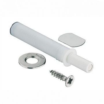 Blum Tip-On voor greeploze deuren Compleet met magneet, inboor variant WIT - productafbeelding - 956.1004/WIT