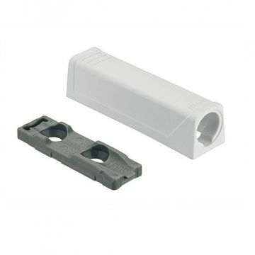 Blum Tip-On adapter Zodat inboorvariant kan worden geschroefd -WIT - productafbeelding - 956.1201/WIT