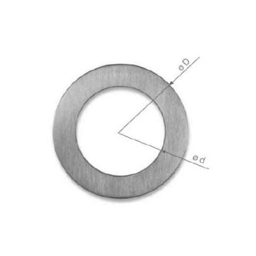 Ronde schuifdeurgreep | RVS mat geborsteld | Open | Ø100mm